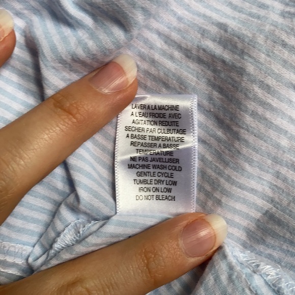 2 for 25 💗 Striped Lightweight Button Up - Picture 7 of 7